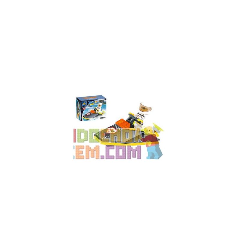 Kazi KY6608 6608 Xếp hình kiểu Lego CITY Boat Race Wizard Airship Small Airship Phi Thuyền 22 khối Kazi KY6608 6608 Xếp hình kiểu Lego CITY Boat Race Wizard Airship Small Airship Phi Thuyền 22 khối