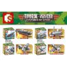SEMBO 101006 101007 101008 101009 101010 101001 101002 101003 101004 101005 non  THIẾT GIÁP HẠM LỚP IOWA CỦA HOA KỲ 10IN1 bộ đồ chơi xếp lắp ráp ghép mô hình Empires Of Steel Đế Chế Thép 240 khối