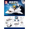 SLUBAN M38-B0736 B0736 0736 M38B0736 38-B0736 non  TÀU CON THOI bộ đồ chơi xếp lắp ráp ghép mô hình Space Thám Hiểm Không Gian 231 khối