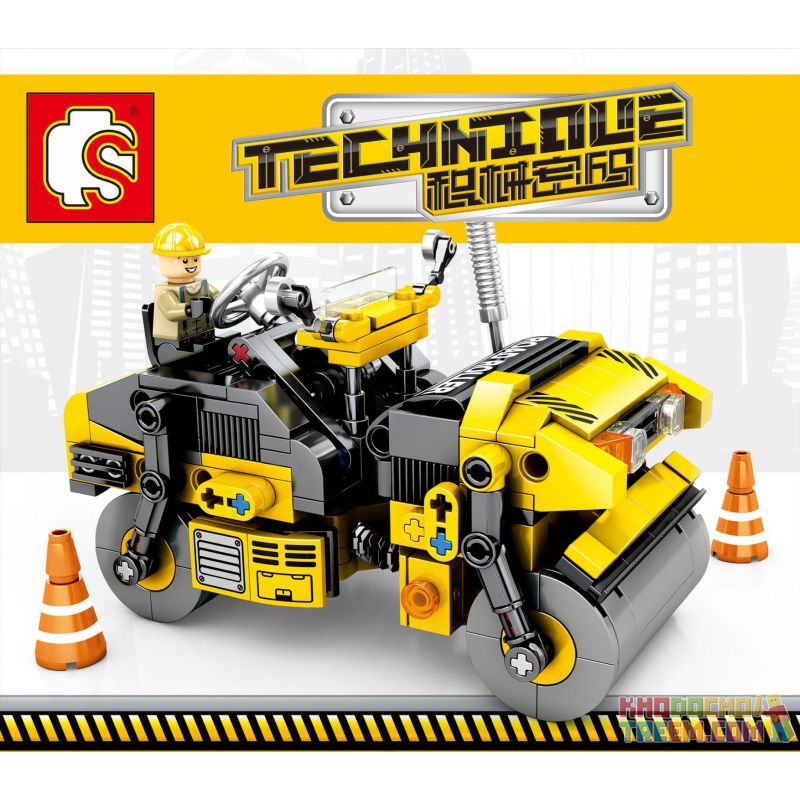 SEMBO 701201 non Lego CON LĂN TRỐNG ĐÔI bộ đồ chơi xếp lắp ráp ghép mô hình Technic TECHINQUE Kỹ Thuật Công Nghệ Cao Mô Hình Phương Tiện 235 khối