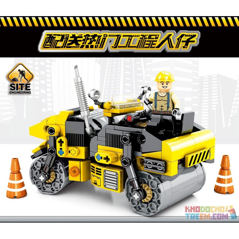 SEMBO 701201 non  CON LĂN TRỐNG ĐÔI bộ đồ chơi xếp lắp ráp ghép mô hình  TECHINQUE Kỹ Thuật Công Nghệ Cao Mô Hình Phương Tiện 235 khối SEMBO 701201 non  CON LĂN TRỐNG ĐÔI bộ đồ chơi xếp lắp ráp ghép mô hình  TECHINQUE Kỹ Thuật Công Nghệ Cao Mô Hình Phương Tiện 235 khối