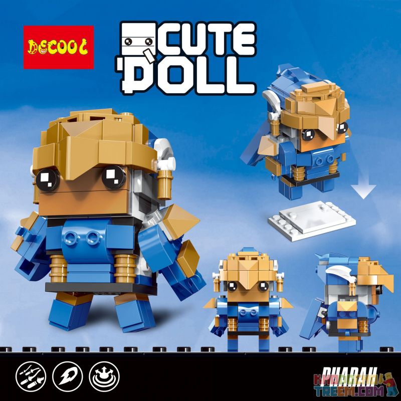 Decool 6849 Jisi 6849 Xếp hình kiểu Lego BRICKHEADZ Pharaoh's Eagle Emalie 144 khối Decool 6849 Jisi 6849 Xếp hình kiểu Lego BRICKHEADZ Pharaoh's Eagle Emalie 144 khối