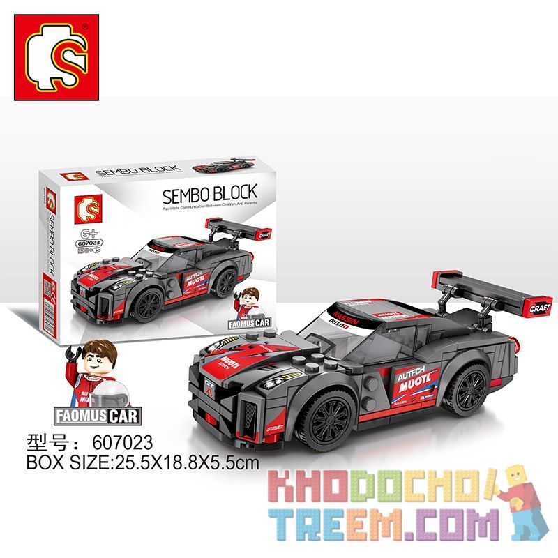SEMBO 607023 Xếp hình kiểu Lego SPEED CHAMPIONS Nissan GT-R 138 khối SEMBO 607023 Xếp hình kiểu Lego SPEED CHAMPIONS Nissan GT-R 138 khối