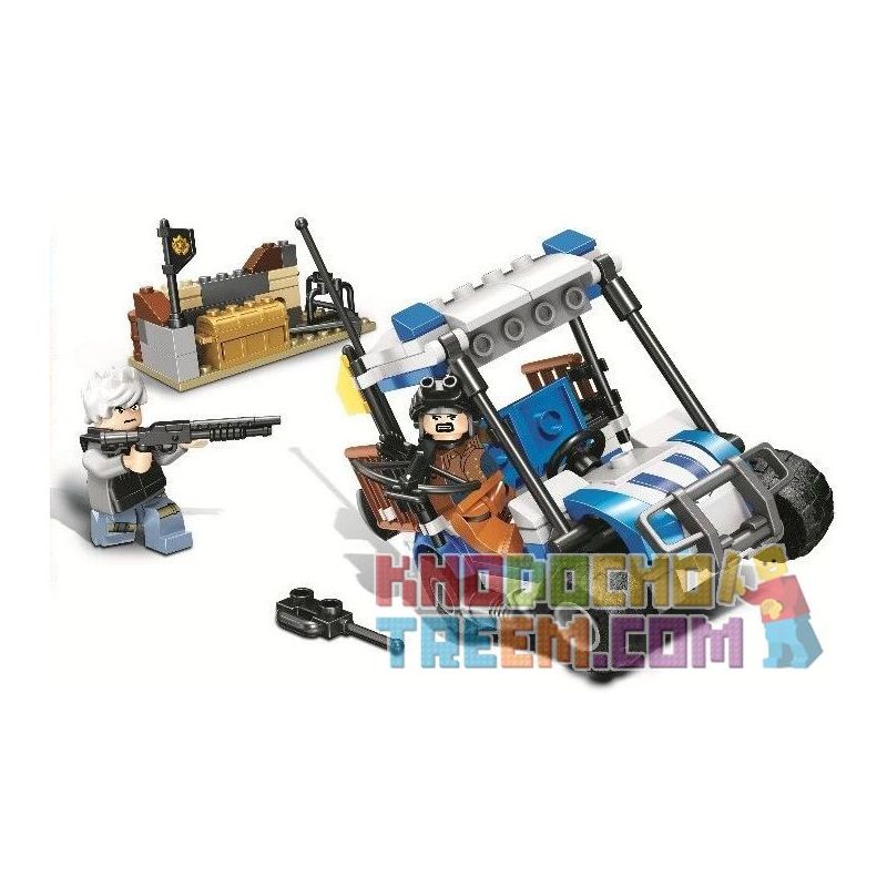 Bela 11125 Lari 11125 Xếp hình kiểu Lego FORNITE Fort Night Đêm pháo đài 190 khối Bela 11125 Lari 11125 Xếp hình kiểu Lego FORNITE Fort Night Đêm pháo đài 190 khối