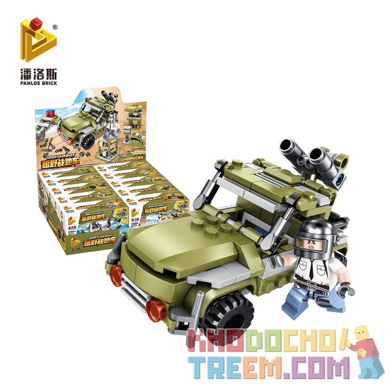 PanlosBrick 633032A 633032B 633032C 633032D 633032E 633032F 633032G 633032H 633032I 633032J Panlos Brick 633032A 633032B 633032C 633032D 633032E 633032F 633032G 633032H 633032I 633032J non  10 LOẠI XE CHIẾN ĐẤU ĐỊA HÌNH bộ đồ chơi xếp lắp ráp ghép mô hình Military Army JEEPCHARIQT Quân Sự Bộ Đội 215 khối