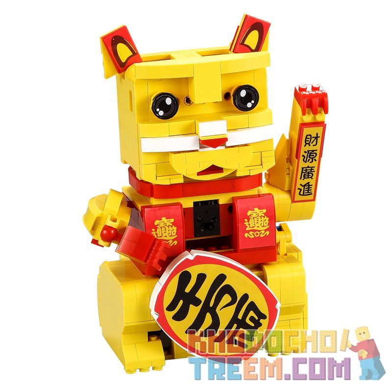 DOUBLEE CADA C51037 51037 Xếp hình kiểu Lego TECHNIC Lucky Cat Con Mèo May Mắn 525 khối DOUBLEE CADA C51037 51037 Xếp hình kiểu Lego TECHNIC Lucky Cat Con Mèo May Mắn 525 khối