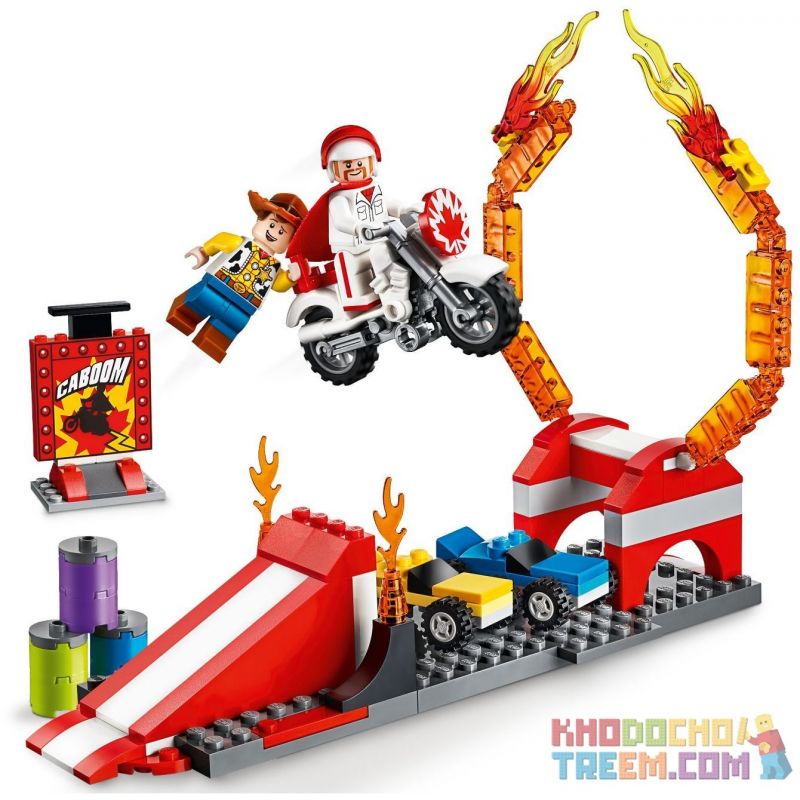 NOT Lego TOY STORY 10767 Duke Caboom's Stunt Show, LEPIN 16065 Xếp hình Chương trình đóng thế của Duke Caboom 120 khối NOT Lego TOY STORY 10767 Duke Caboom's Stunt Show, LEPIN 16065 Xếp hình Chương trình đóng thế của Duke Caboom 120 khối