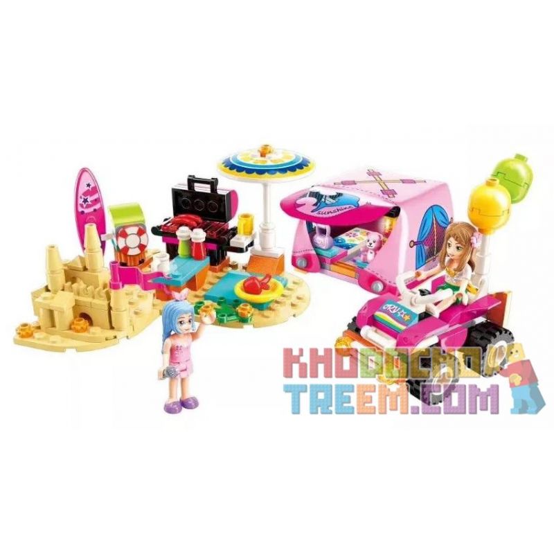 Enlighten 2018 Qman 2018 KEEPPLEY 2018 Xếp hình kiểu Lego FRIENDS Cherry Shirley Vibrant Beach Beach Camping Cắm Trại Trên Bãi Biển 202 khối Enlighten 2018 Qman 2018 KEEPPLEY 2018 Xếp hình kiểu Lego FRIENDS Cherry Shirley Vibrant Beach Beach Camping Cắm Trại Trên Bãi Biển 202 khối