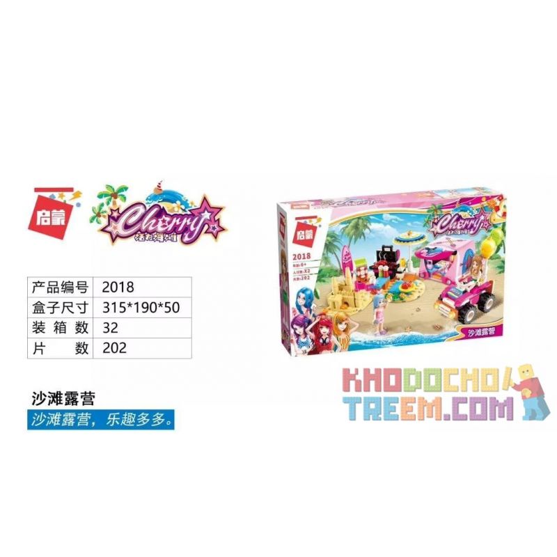 Enlighten 2018 Qman 2018 non  CẮM TRẠI TRÊN BÃI BIỂN bộ đồ chơi xếp lắp ráp ghép mô hình  CHERRY Các Bạn Gái 202 khối Enlighten 2018 Qman 2018 non  CẮM TRẠI TRÊN BÃI BIỂN bộ đồ chơi xếp lắp ráp ghép mô hình  CHERRY Các Bạn Gái 202 khối