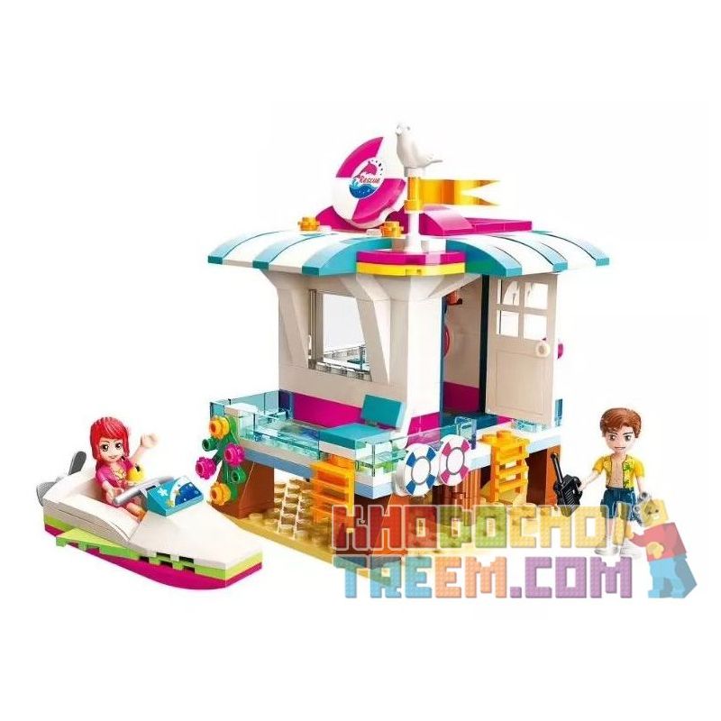 Enlighten 2019 Qman 2019 KEEPPLEY 2019 Xếp hình kiểu Lego FRIENDS Cherry Shirley Vibrant Beach Rescue Hut By The Sea Túp Lều Cứu Hộ Ven Biển 229 khối Enlighten 2019 Qman 2019 KEEPPLEY 2019 Xếp hình kiểu Lego FRIENDS Cherry Shirley Vibrant Beach Rescue Hut By The Sea Túp Lều Cứu Hộ Ven Biển 229 khối