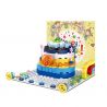 WANGE 2100 non  THIỆP SINH NHẬT bộ đồ chơi xếp lắp ráp ghép mô hình Seasonal HAPPY BIRTHDAY! Mùa Lễ Hội 138 khối