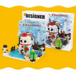 WANGE 2101 non  THIỆP GIÁNG SINH bộ đồ chơi xếp lắp ráp ghép mô hình Creator MERRY CHRISTMAS! Sáng Tạo 168 khối WANGE 2101 non  THIỆP GIÁNG SINH bộ đồ chơi xếp lắp ráp ghép mô hình Creator MERRY CHRISTMAS! Sáng Tạo 168 khối