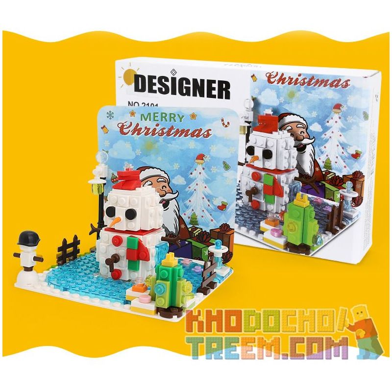 WANGE 2101 non  THIỆP GIÁNG SINH bộ đồ chơi xếp lắp ráp ghép mô hình Creator MERRY CHRISTMAS! Sáng Tạo 168 khối WANGE 2101 non  THIỆP GIÁNG SINH bộ đồ chơi xếp lắp ráp ghép mô hình Creator MERRY CHRISTMAS! Sáng Tạo 168 khối