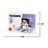 WANGE 2102 non  THIỆP CHÚC MỪNG BA CHIỀU CHO CÔ DÂU bộ đồ chơi xếp lắp ráp ghép mô hình Creator HAPPY WEDDING Sáng Tạo 223 khối