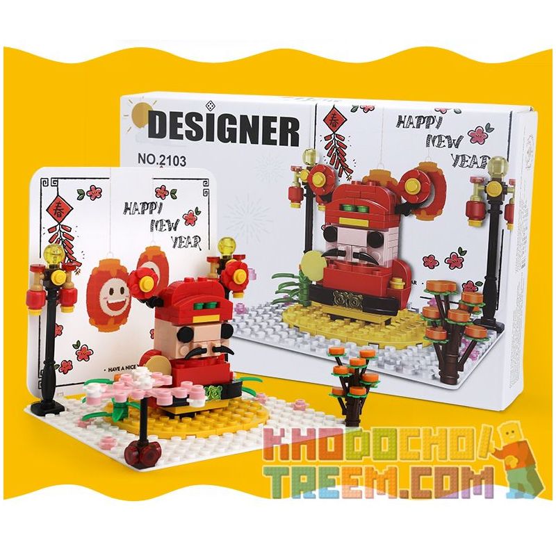 WANGE 2103 non  THẺ POP-UP FORTUNA bộ đồ chơi xếp lắp ráp ghép mô hình Creator KUNG HAI FAT CHOY Sáng Tạo 171 khối WANGE 2103 non  THẺ POP-UP FORTUNA bộ đồ chơi xếp lắp ráp ghép mô hình Creator KUNG HAI FAT CHOY Sáng Tạo 171 khối