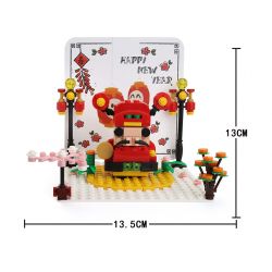WANGE 2103 non  THẺ POP-UP FORTUNA bộ đồ chơi xếp lắp ráp ghép mô hình Creator KUNG HAI FAT CHOY Sáng Tạo 171 khối WANGE 2103 non  THẺ POP-UP FORTUNA bộ đồ chơi xếp lắp ráp ghép mô hình Creator KUNG HAI FAT CHOY Sáng Tạo 171 khối