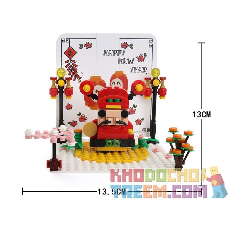 WANGE 2103 non  THẺ POP-UP FORTUNA bộ đồ chơi xếp lắp ráp ghép mô hình Creator KUNG HAI FAT CHOY Sáng Tạo 171 khối WANGE 2103 non  THẺ POP-UP FORTUNA bộ đồ chơi xếp lắp ráp ghép mô hình Creator KUNG HAI FAT CHOY Sáng Tạo 171 khối