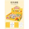 WANGE 6601 6602 6603 6604 6605 6606 non  ANIMAL GACHA 6 TRONG 1 bộ đồ chơi xếp lắp ráp ghép mô hình Creator CAPSULE MINI ANIMAL BUILDING BLOCK Sáng Tạo 218 khối