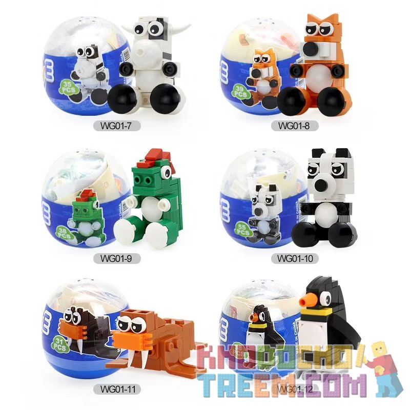 WANGE WG01 non  GACHA ĐỘNG VẬT 12 TRONG bộ đồ chơi xếp lắp ráp ghép mô hình Animals CAPSULE MINI ANIMAL BUILDING BLOCK 12IN1 WANGE WG01 non  GACHA ĐỘNG VẬT 12 TRONG bộ đồ chơi xếp lắp ráp ghép mô hình Animals CAPSULE MINI ANIMAL BUILDING BLOCK 12IN1