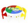 WANGE 68012 non  BÀN HỌC +300 bộ đồ chơi xếp lắp ráp ghép mô hình Basic BUILDING BLOCKS TABLE&300PCS BASIC Khối Cơ Bản 300 khối