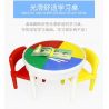 WANGE 68012 non  BÀN HỌC +300 bộ đồ chơi xếp lắp ráp ghép mô hình Basic BUILDING BLOCKS TABLE&300PCS BASIC Khối Cơ Bản 300 khối
