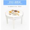 WANGE 68012 non  BÀN HỌC +300 bộ đồ chơi xếp lắp ráp ghép mô hình Basic BUILDING BLOCKS TABLE&300PCS BASIC Khối Cơ Bản 300 khối