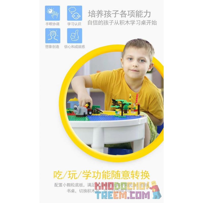 WANGE 68012 non  BÀN HỌC +300 bộ đồ chơi xếp lắp ráp ghép mô hình Basic BUILDING BLOCKS TABLE&300PCS BASIC Khối Cơ Bản 300 khối WANGE 68012 non  BÀN HỌC +300 bộ đồ chơi xếp lắp ráp ghép mô hình Basic BUILDING BLOCKS TABLE&300PCS BASIC Khối Cơ Bản 300 khối