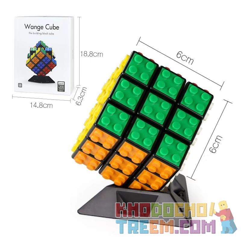 WANGE 094 non  KHỐI LẬP PHƯƠNG bộ đồ chơi xếp lắp ráp ghép mô hình Gear WANGE CUBE Đồ Lắp Ghép