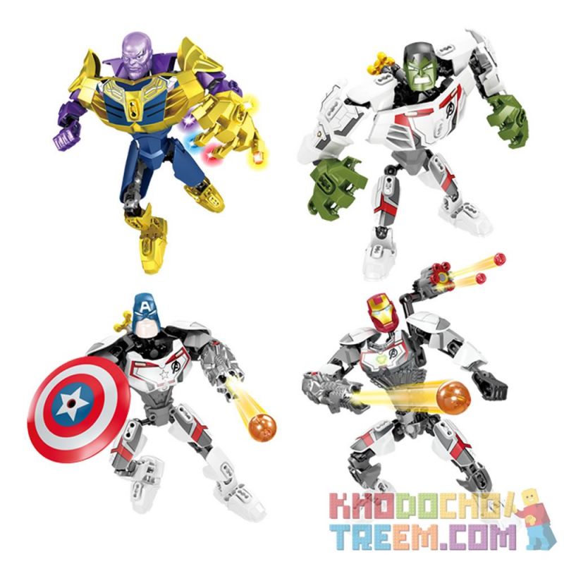 XSZ KSZ 330 non Lego BỘ ĐỒ LƯỢNG TỬ bộ đồ chơi xếp lắp ráp ghép mô hình Marvel Super Heroes AHEROES ASSEMBLE Siêu Anh Hùng Marvel 49 khối
