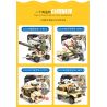 CAYI 2202 non  3 TỔ HỢP PHÁO PHÒNG KHÔNG 4 bộ đồ chơi xếp lắp ráp ghép mô hình Iron Blood Military Spirit IRON BLOOD MILITARY SPIRIT HIGH-ALTITUDE GUN 350 khối