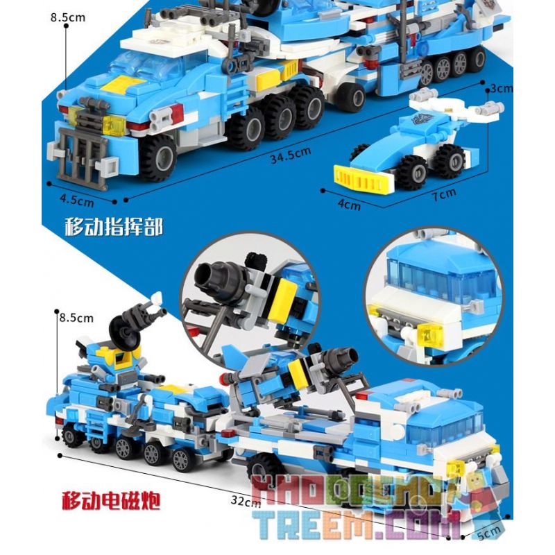 CAYI 1530F 1530G 1530H 1530I 1530A 1530B 1530C 1530D 1530E non  9 TỔ HỢP CHỈ HUY DI ĐỘNG MÁY BAY TẤN CÔNG CARL VÀ SÚNG ĐIỆN TỪ bộ đồ chơi xếp lắp ráp ghép mô hình Police THUNDER POLICE Cảnh Sát 735 khối