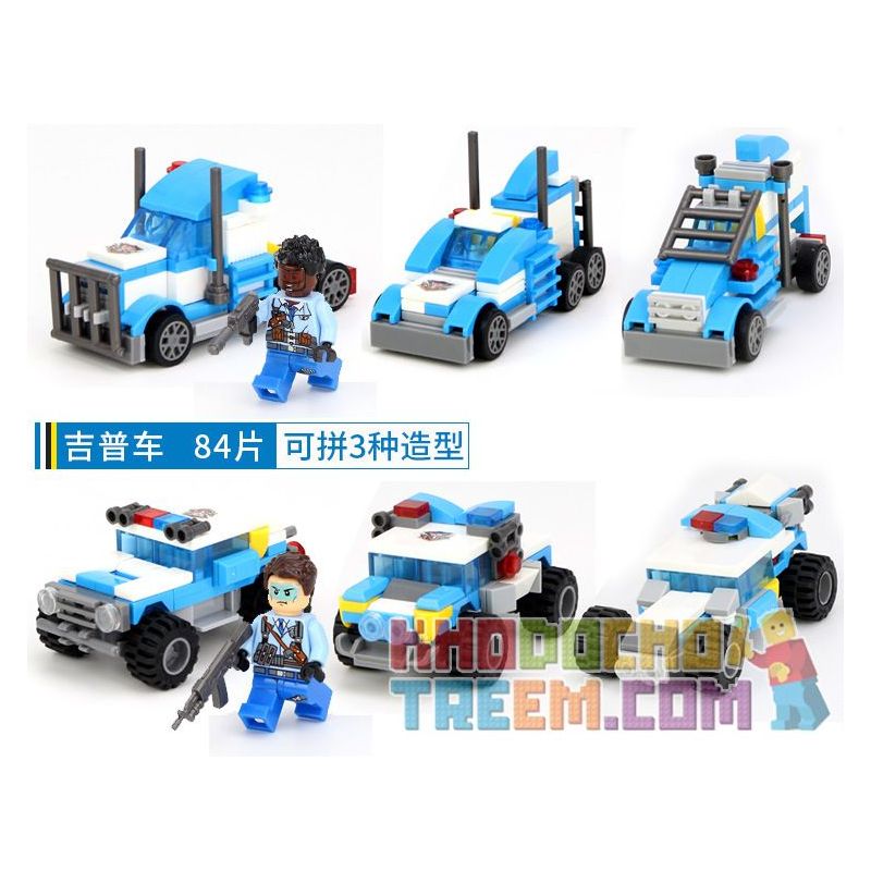 CAYI 1530F 1530G 1530H 1530I 1530A 1530B 1530C 1530D 1530E non  9 TỔ HỢP CHỈ HUY DI ĐỘNG MÁY BAY TẤN CÔNG CARL VÀ SÚNG ĐIỆN TỪ bộ đồ chơi xếp lắp ráp ghép mô hình Police THUNDER POLICE Cảnh Sát 735 khối