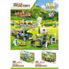 CAYI 1806 non  CHĂN NUÔI GIA SÚC bộ đồ chơi xếp lắp ráp ghép mô hình City VILLAGE Thành Phố 268 khối