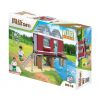 CAYI 1803 non  TÚP LỀU CỦA NGƯ DÂN bộ đồ chơi xếp lắp ráp ghép mô hình City VILLAGE Thành Phố 159 khối