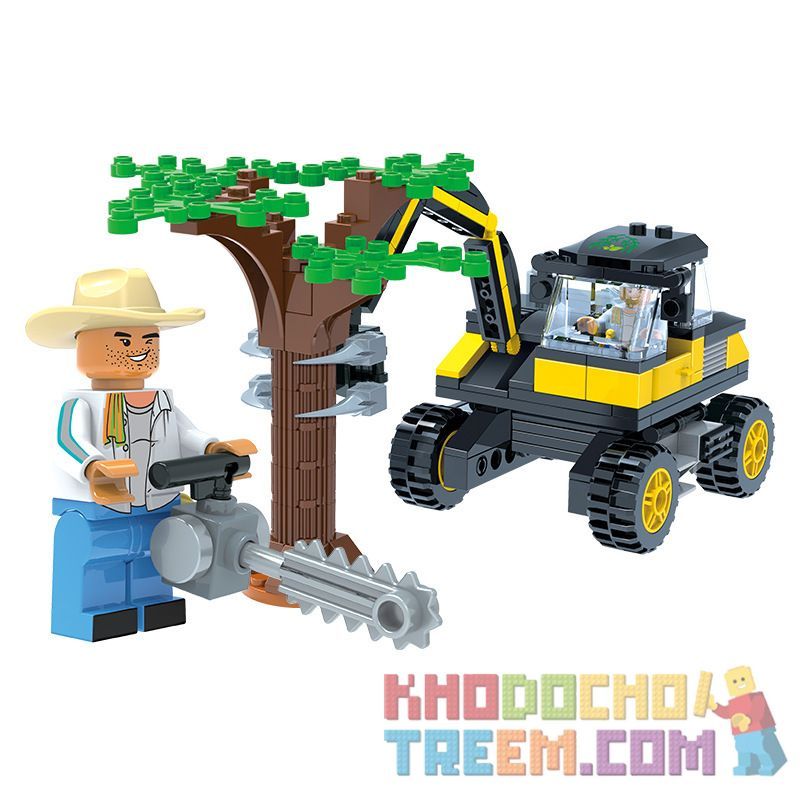 CAYI 1805 non Lego GHI NHẬT KÝ CƠ HỌC bộ đồ chơi xếp lắp ráp ghép mô hình City VILLAGE Thành Phố 162 khối