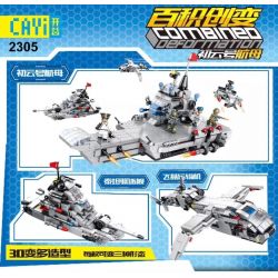 CAYI 2305 non  LOẠT TÀU SÂN BAY 9 MÔ HÌNH CỦA CHUYUN MÁY VẬN TẢI FEIYAN VÀ KHU TRỤC TITAN bộ đồ chơi xếp lắp ráp ghép mô hình Combined Deformation COMBINED DEFORMATION AIRCRAFT CARRIER Robot Kết Hợp 708 khối