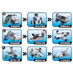 CAYI 2305 non  LOẠT TÀU SÂN BAY 9 MÔ HÌNH CỦA CHUYUN MÁY VẬN TẢI FEIYAN VÀ KHU TRỤC TITAN bộ đồ chơi xếp lắp ráp ghép mô hình Combined Deformation COMBINED DEFORMATION AIRCRAFT CARRIER Robot Kết Hợp 708 khối