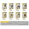 CAYI 2306 non  MECH SERIES LEIBIER RED ORANGE STORM JIANYU THOR 9 bộ đồ chơi xếp lắp ráp ghép mô hình Combined Deformation COMBINED DEFORMATION MECH Robot Kết Hợp 756 khối