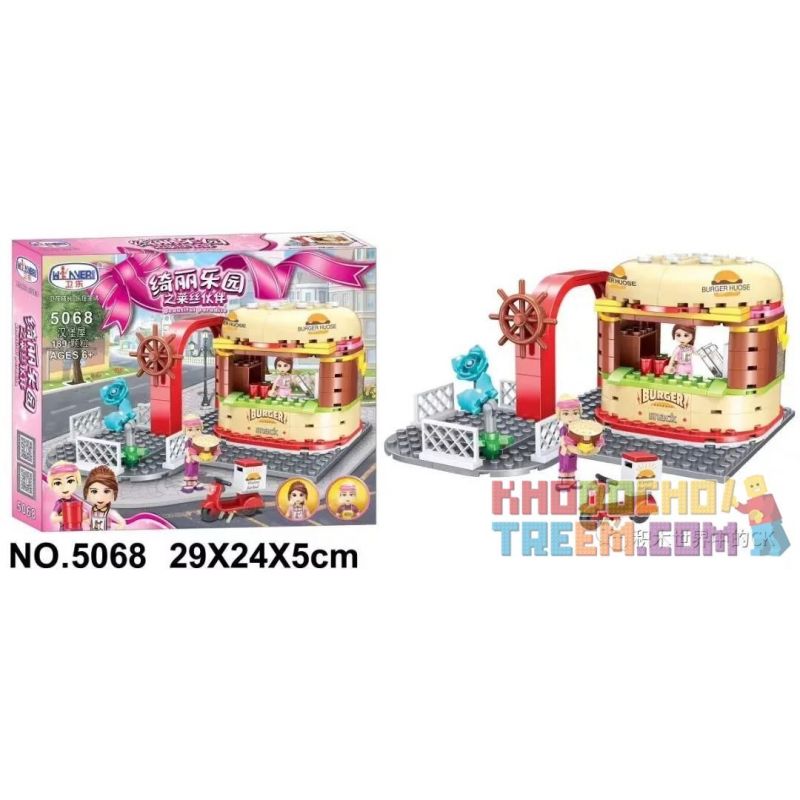 Winner 5068 Xếp hình kiểu Lego FRIENDS Burger House 189 khối Winner 5068 Xếp hình kiểu Lego FRIENDS Burger House 189 khối