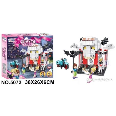 Winner 5072 non  NGÔI NHÀ BẤT NGỜ bộ đồ chơi xếp lắp ráp ghép mô hình  Các Bạn Gái 290 khối