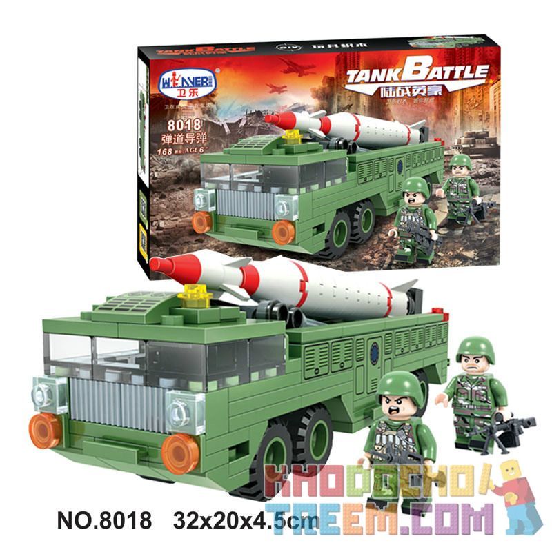 Winner 8018 Xếp hình kiểu Lego TANK BATTLE TankBattle Tên lửa đạn đạo 168 khối Winner 8018 Xếp hình kiểu Lego TANK BATTLE TankBattle Tên lửa đạn đạo 168 khối