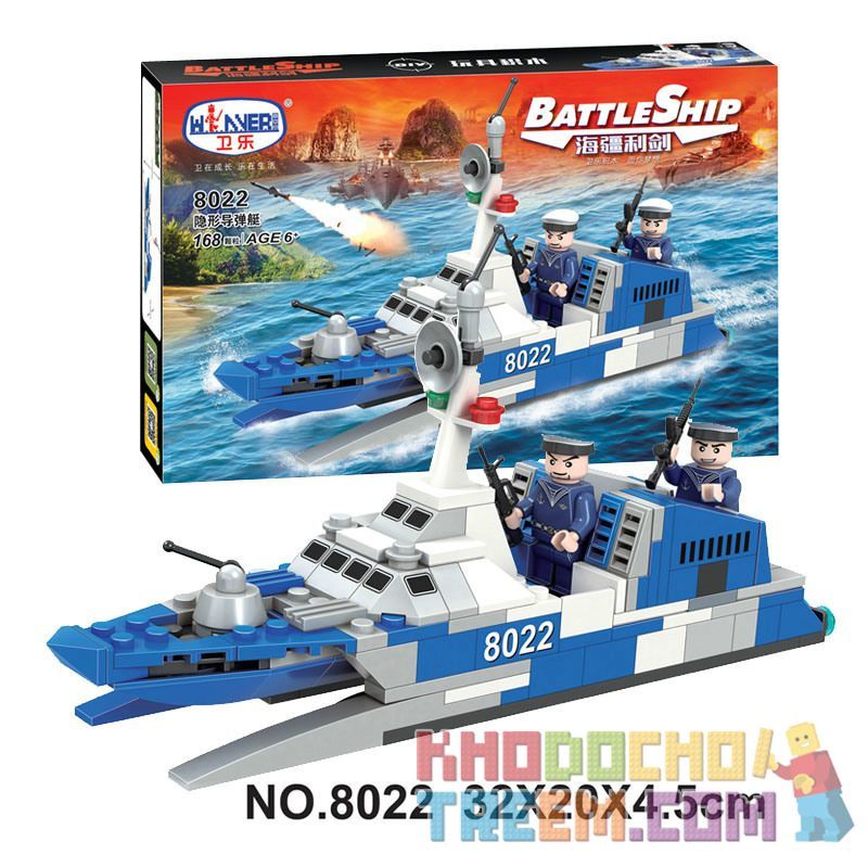 Winner 8022 Xếp hình kiểu Lego BATTLE SHIP BattleShip Tàu tên lửa tàng hình 168 khối Winner 8022 Xếp hình kiểu Lego BATTLE SHIP BattleShip Tàu tên lửa tàng hình 168 khối