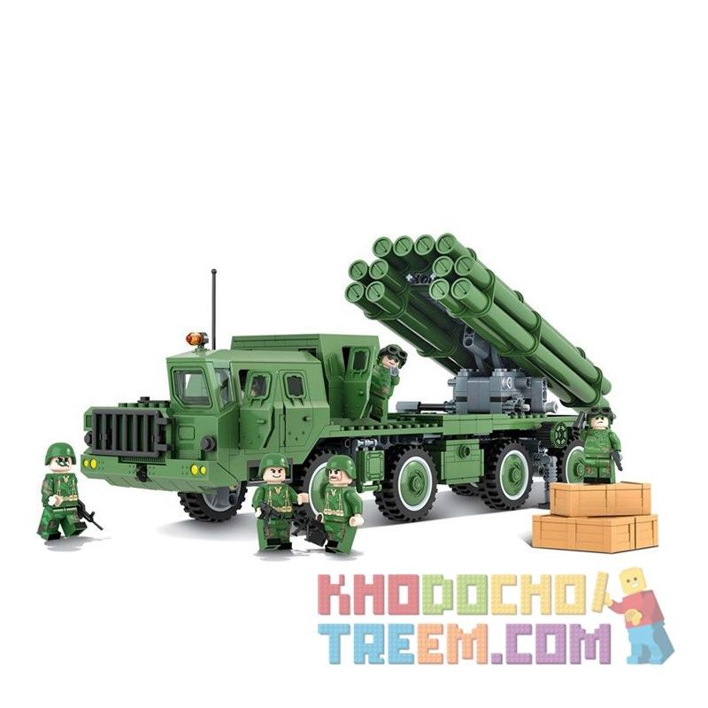 Winner 8104 non Lego TÊN LỬA TỰ HÀNH BM30 bộ đồ chơi xếp lắp ráp ghép mô hình Tank Battle TANKBATTLE Xe Tăng Đối Đầu