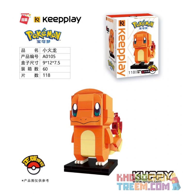 Enlighten A0105 0105 Qman A0105 0105 KEEPPLEY A0105 0105 Xếp hình kiểu Lego POKÉMON Pokemon Pokémon Little Fire Dragon Rồng Lửa Nhỏ 118 khối Enlighten A0105 0105 Qman A0105 0105 KEEPPLEY A0105 0105 Xếp hình kiểu Lego POKÉMON Pokemon Pokémon Little Fire Dragon Rồng Lửa Nhỏ 118 khối