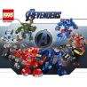 1995 11005 non  8 THỢ MÁY bộ đồ chơi xếp lắp ráp ghép mô hình Marvel Super Heroes AEVENGERS Siêu Anh Hùng Marvel 1312 khối