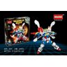HSANHE 2804 non  MS-GOD. bộ đồ chơi xếp lắp ráp ghép mô hình Gundam MOBILE SUIT Đại Chiến Gundam 546 khối