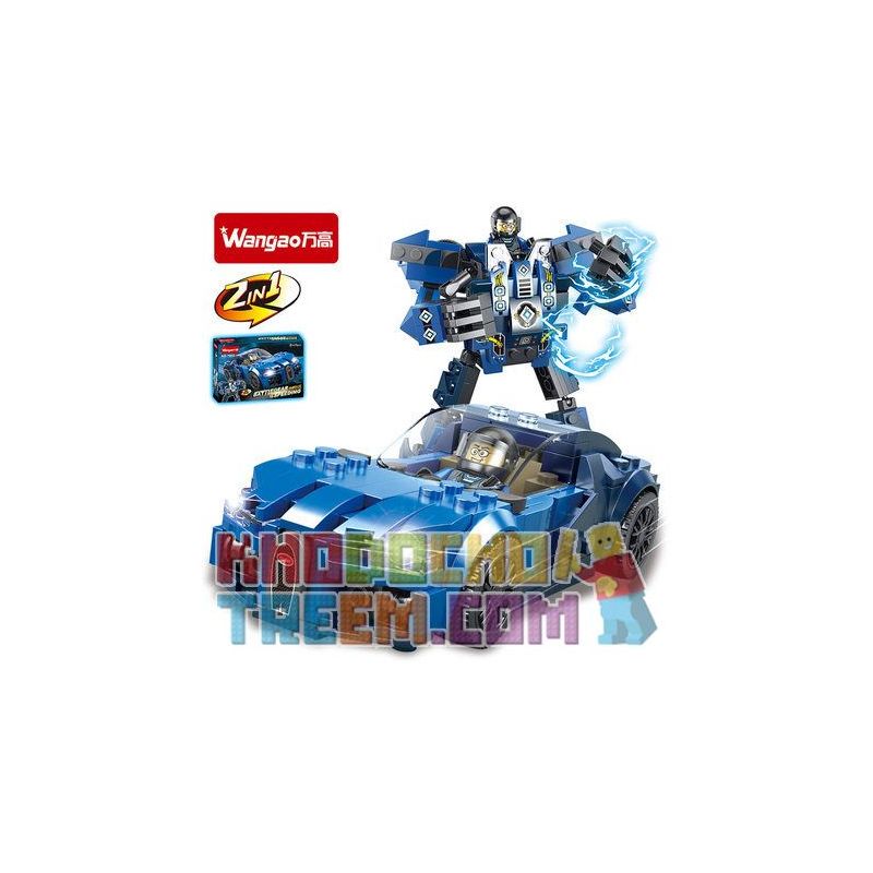 WANGAO 7017 Xếp hình kiểu Lego TRANSFORMERS Bugatti Veyron 238 khối WANGAO 7017 Xếp hình kiểu Lego TRANSFORMERS Bugatti Veyron 238 khối