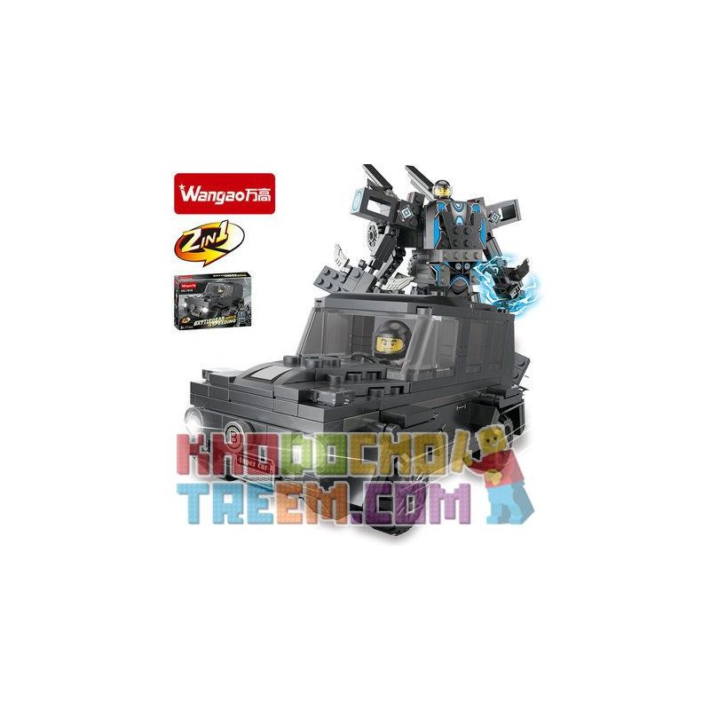WANGAO 7019 non Lego MERCEDES G500 bộ đồ chơi xếp lắp ráp ghép mô hình Transformers BATTLEGEAR SPEEDING Robot Đại Chiến Người Máy Biến Hình 271 khối