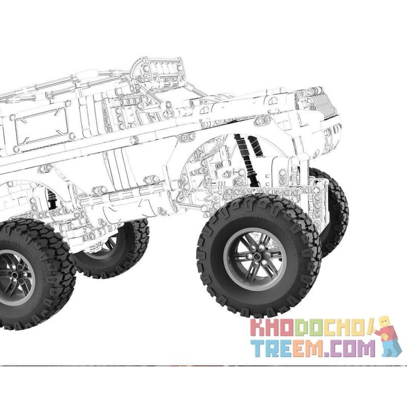 XIAOMI MITU MI ONEBOT YYSQC01IQI 01IQI OBYYC96AIQI 96AIQI non  XE BỐN BÁNH ĐỊA HÌNH bộ đồ chơi xếp lắp ráp ghép mô hình  Kỹ Thuật Công Nghệ Cao Mô Hình Phương Tiện 1500 khối