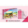 GUDI 9610 non  CỬA HÀNG BÁNH MÌ KẸP THỊT bộ đồ chơi xếp lắp ráp ghép mô hình Modern Girls MODERN GIRLS BURGER SHOP Những Cô Gái Hiện Đại 176 khối